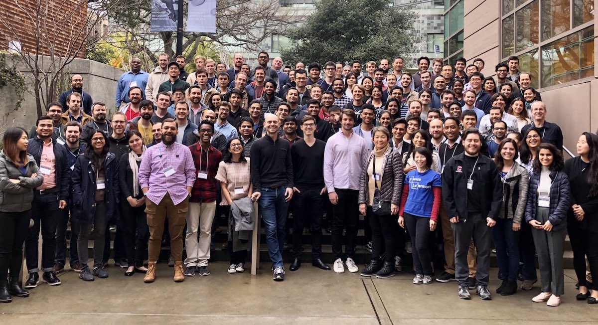 Group photo of the attendees of FSDL March 2019 bootcamp